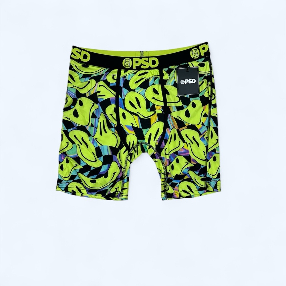 PSD Neon Smiley Boxer Briefs‎